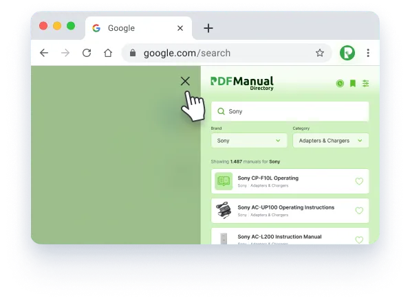 closing the widget